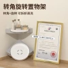 Kitchen rotating seasoning rack, no drilling required, wall-mounted seasoning storage rack, corner seasoning rack, soy sauce and vinegar bottle storage details Picture